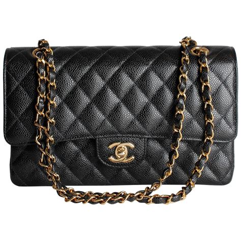 chanel bag black with gold chain|chanel classic flap shoulder bag.